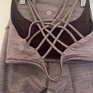 Lululemon dark purple set